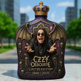 Limited Edition Whiskey Decanter with Ozzy Osbourne Relief - 5