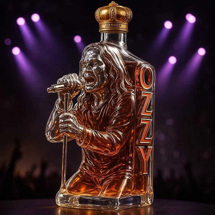 2025 Ozzy Osbourne Tour Final Whiskey Bottle