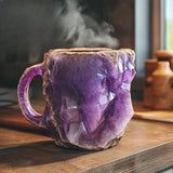 Crystal-Infused Mineral Coffee Mugs