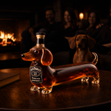 Jack Daniel's Whiskey Bottle - Dachshund Edition