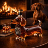 Jack Daniel's Whiskey Bottle - Dachshund Edition