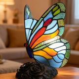 Tiffalight | Lamp with Stained Glass Butterfly