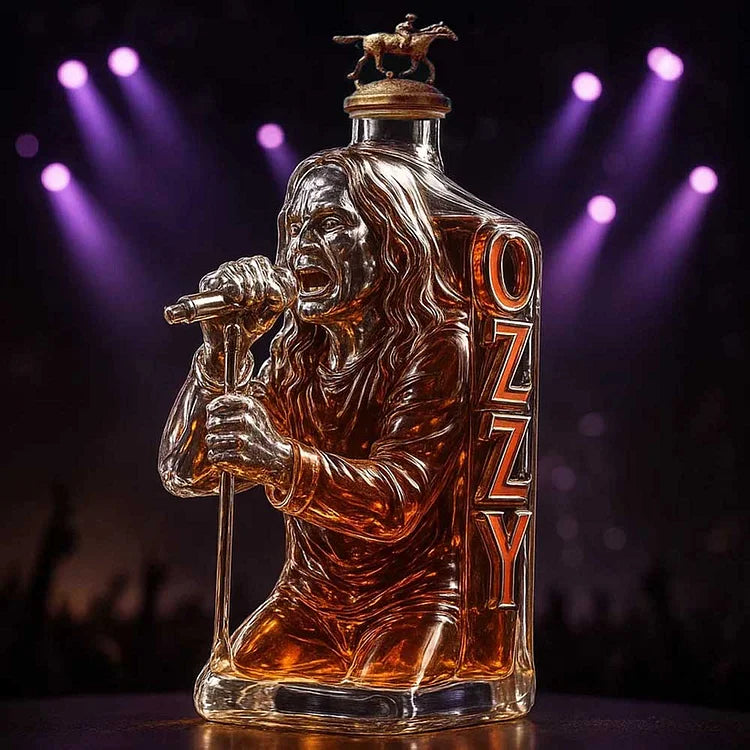 2025 Ozzy Osbourne Tour Final Whiskey Bottle