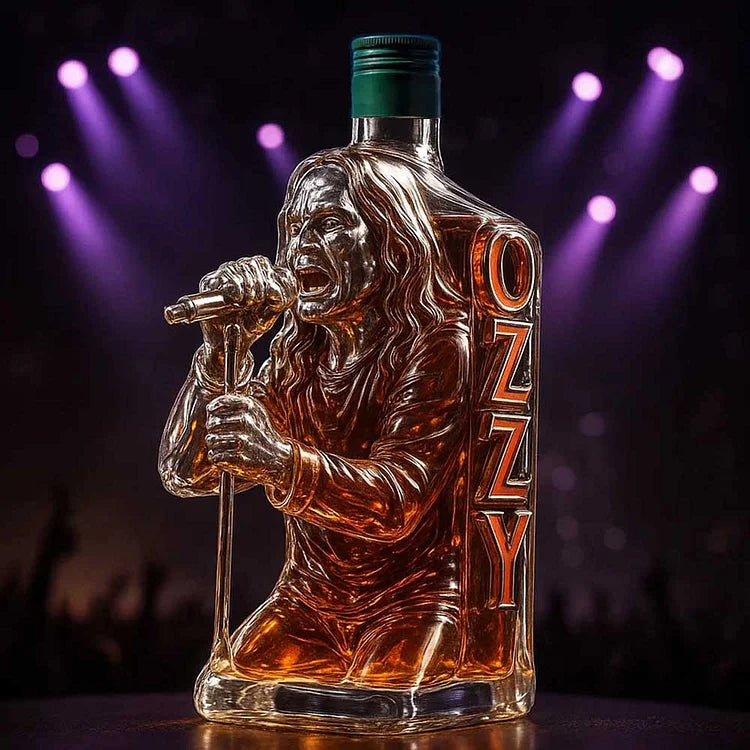 2025 Ozzy Osbourne Tour Final Whiskey Bottle