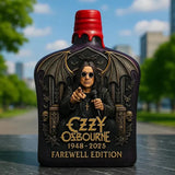 Limited Edition Whiskey Decanter with Ozzy Osbourne Relief - 5
