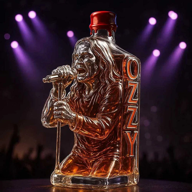 2025 Ozzy Osbourne Tour Final Whiskey Bottle