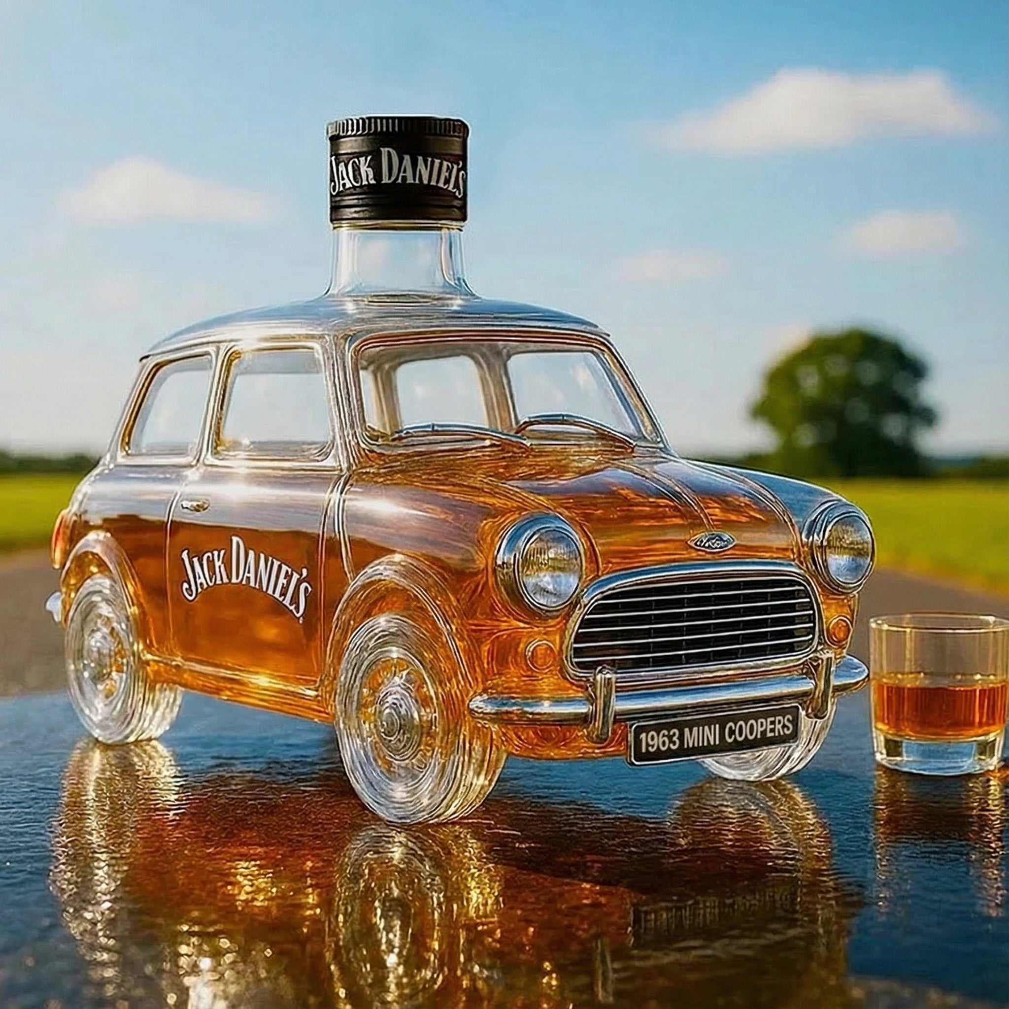 Whiskey Bottle - Cooper Car
