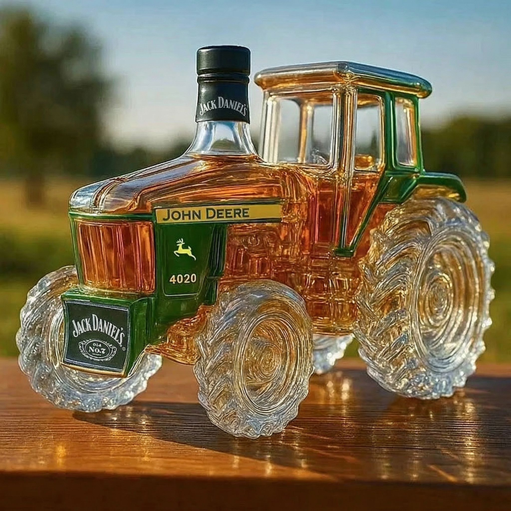 Tractor Whiskey Bottle